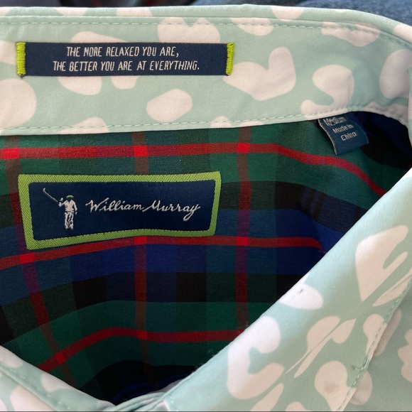 William Murray Stretch Golf Short Sleeve Button Up - Picture 7 of 7